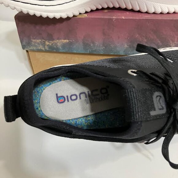 New in Box Bionica Oakler Black Mesh Women's size 8.5 Sneakers - Picture 10 of 12